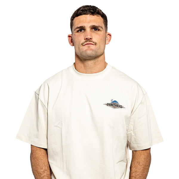 Panthers x Steeden Beige Tee