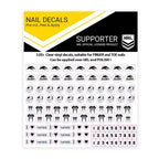 Panthers Nail Stickers