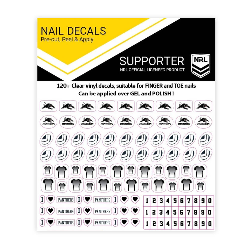 Panthers Nail Stickers