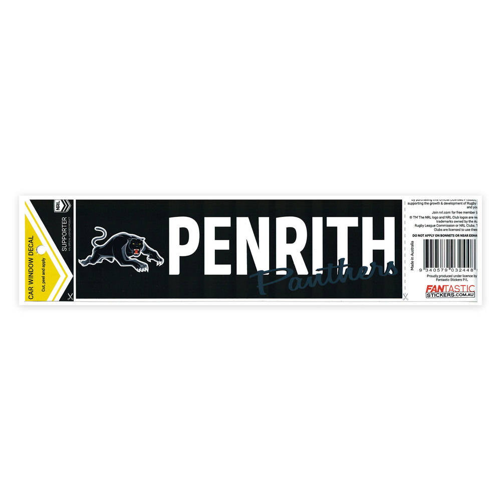 Panthers Car Window Decal