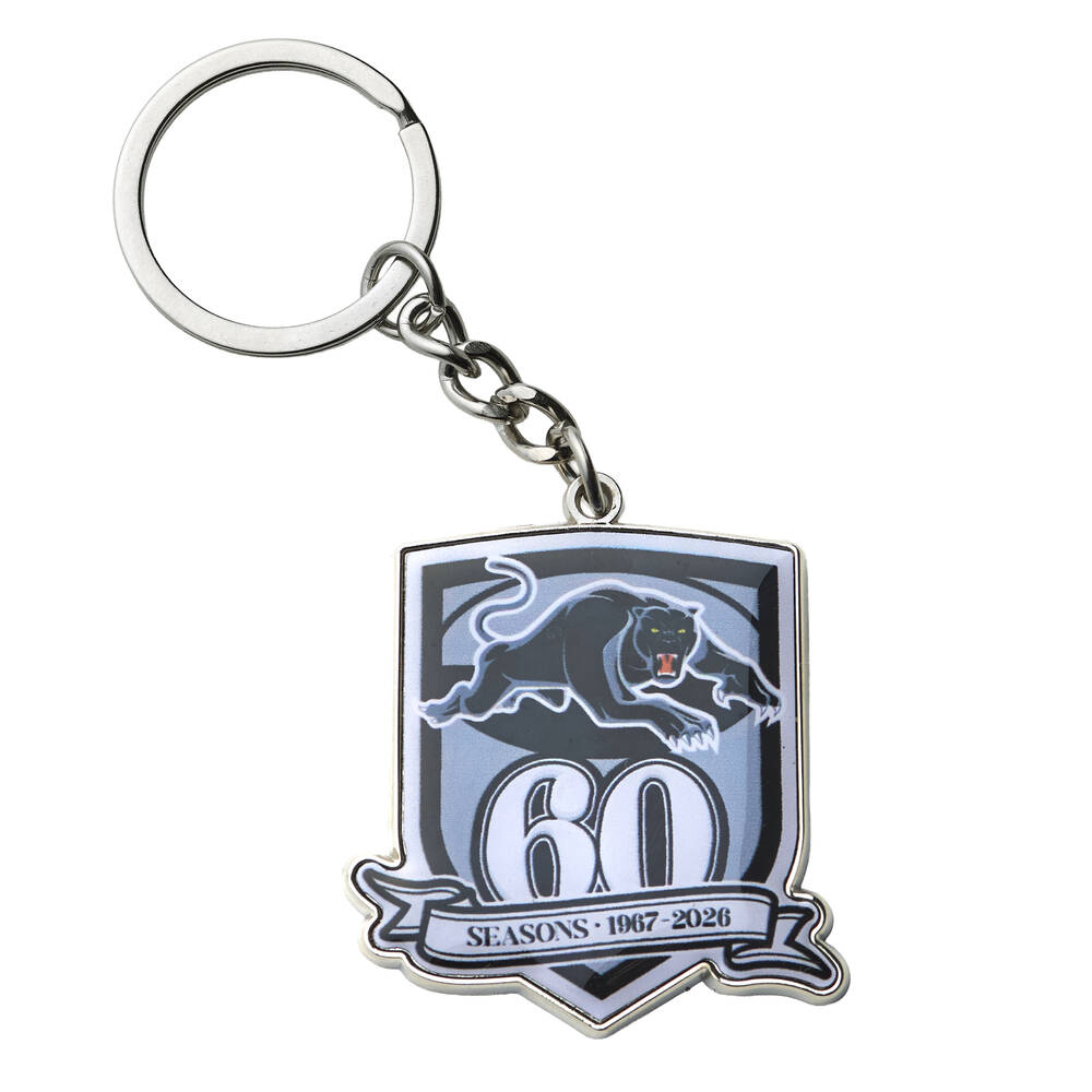 Panthers 60th Season Logo Keyring