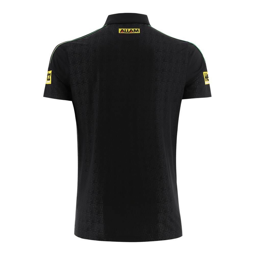 26 Pan Womens Black Media Polo