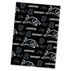 Panthers XMAS Wrapping Paper Sheet