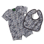 Pan Infant Romper & Bib Set