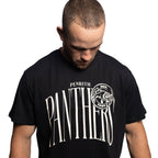 Panthers Black Gothic Stamp T-Shirt
