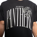 Panthers Black Gothic Stamp T-Shirt
