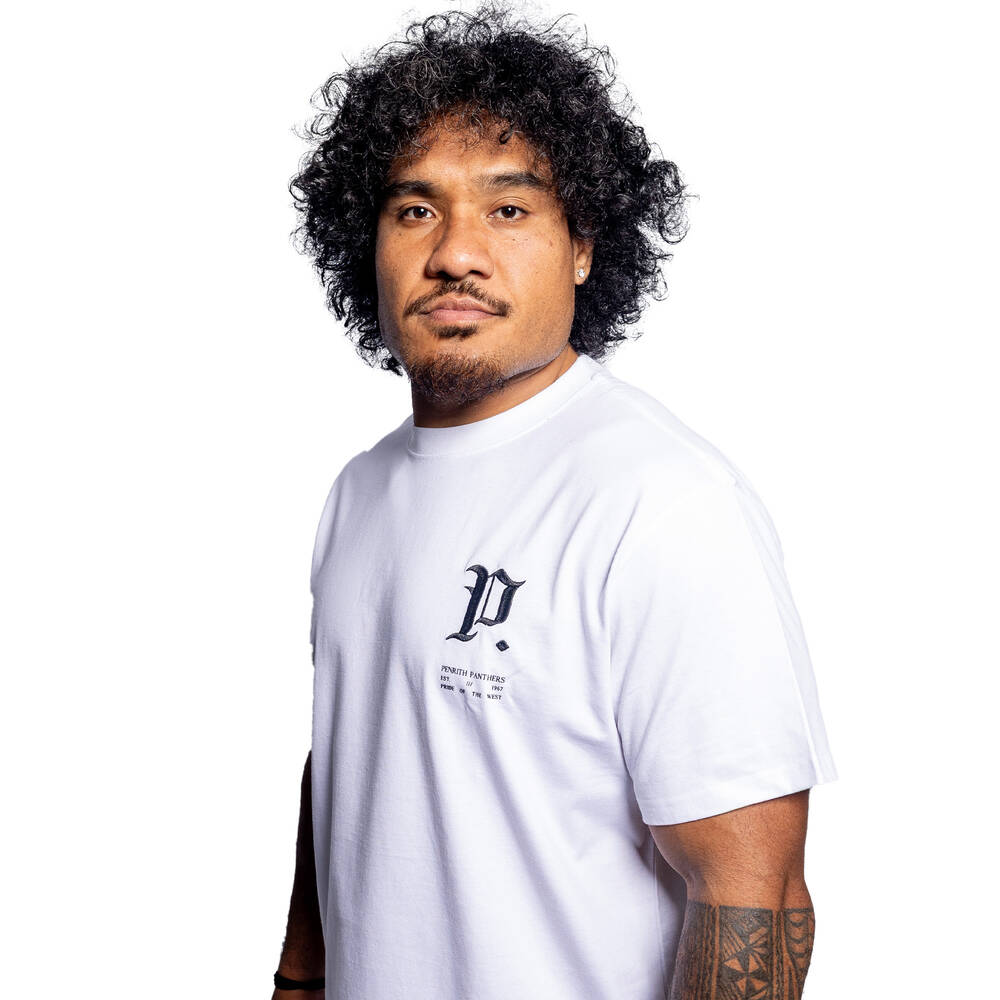 Panthers White Gothic T-Shirt