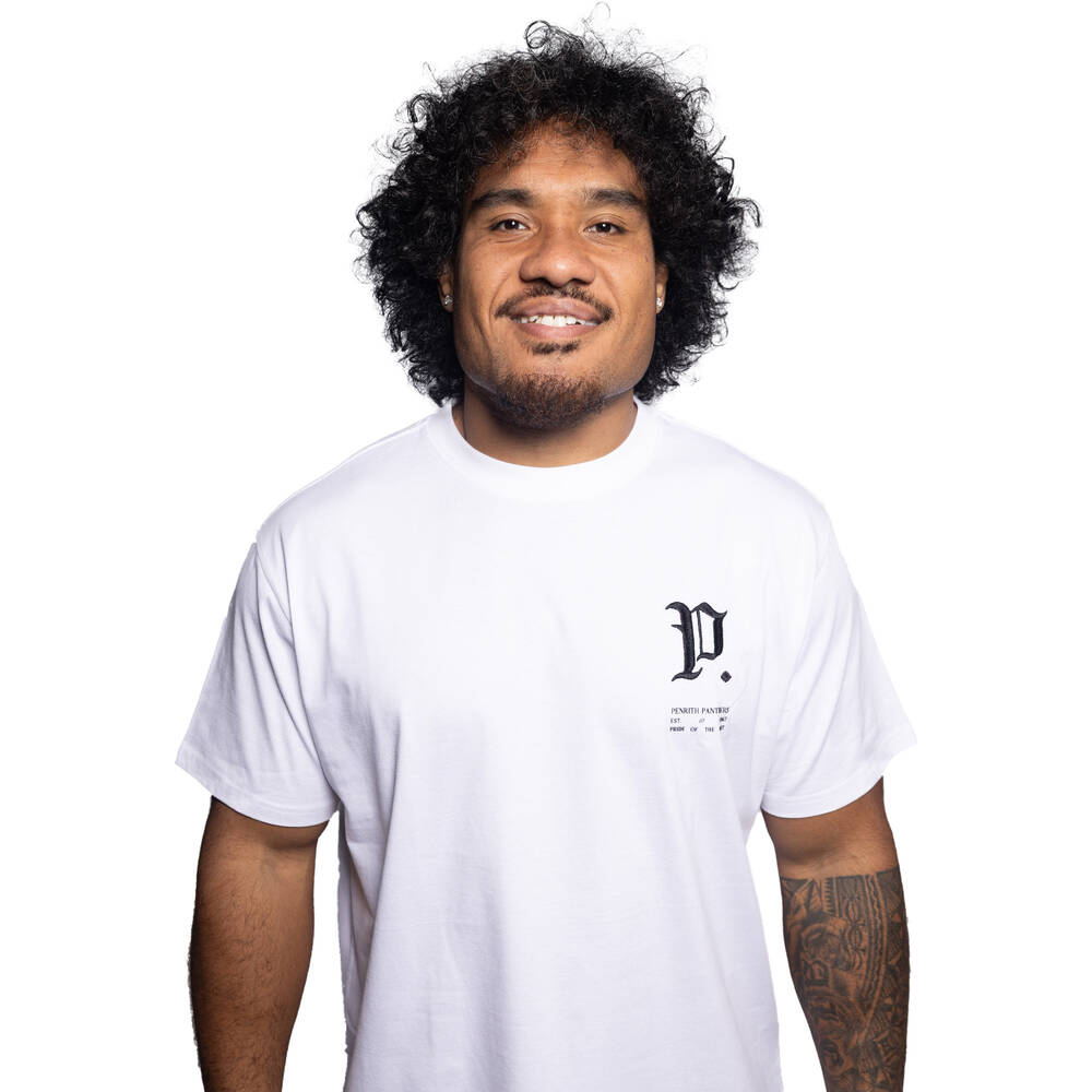 Panthers White Gothic T-Shirt