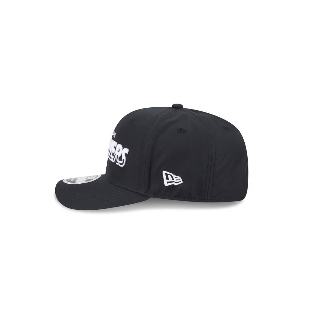 New Era 970SS Blk/wht Split Script Cap Child