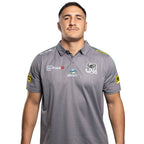 26 Pan Mens Grey Media Polo