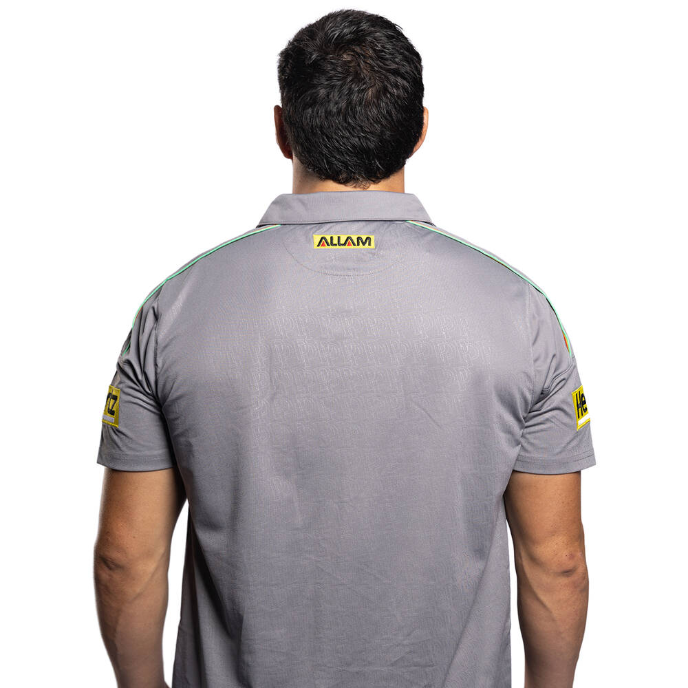 26 Pan Mens Grey Media Polo