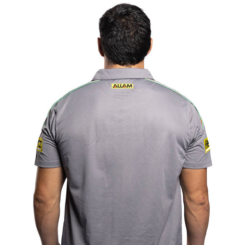 26 Pan Mens Grey Media Polo