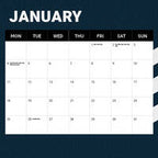 2027 Panthers Calendar