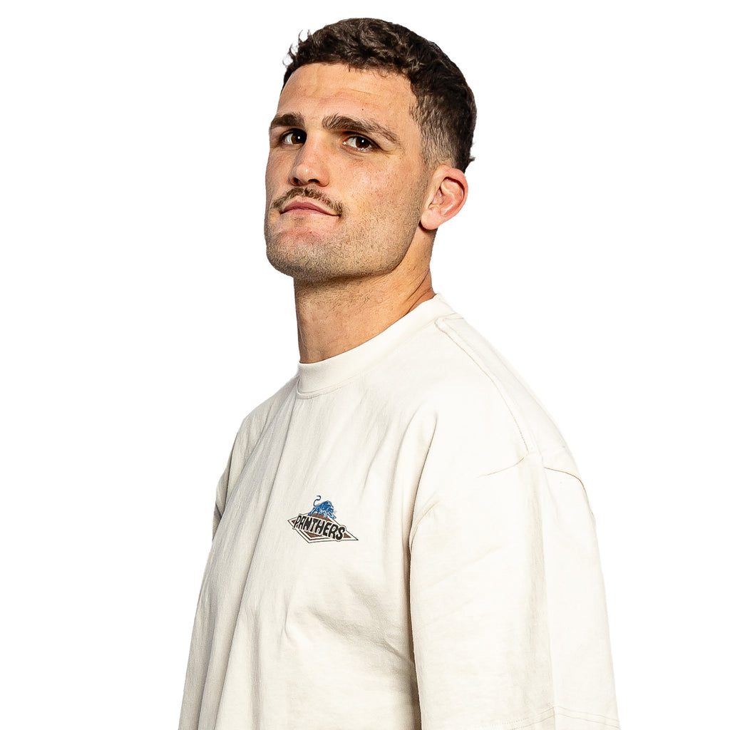 Panthers x Steeden Beige Tee